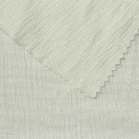 Polyester Stretch Crepe Fabric, 205 gsm, 118 cm — White