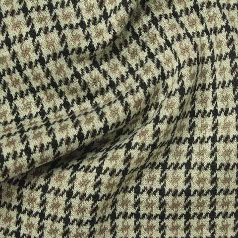 Black Houndstooth Jacquard, Polyester, 270 gsm, 160 cm, ref EF-261219