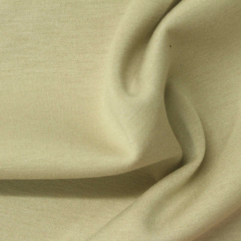 Light Green Heather Scuba Knit, Poly-Viscose