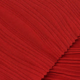 Jacquard Polyester Stretch Jersey Knit Fabric, 280 gsm — Red, ref EF-275633 — photo 1