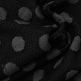 Black Textured-Stripe Jacquard, Viscose-Poly — photo 1