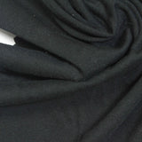 Cotton Polyester Jersey Knit Fabric, 220 gsm, 185 cm — Black — photo 1