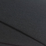 Polyester Stretch Linen-Look Fabric, 345 gsm, 145 cm — Black — photo 1