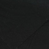 Velvet Fabric, 300 gsm, 185 cm — Black — photo 1
