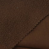 Polyester Cotton Fleece Fabric, 330 gsm, 185 cm — Brown — photo 1