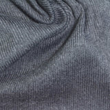 Polyester Stretch Rib Knit Fabric, 240 gsm, 125 cm — Grey — photo 1