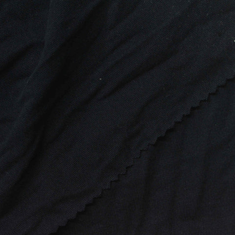 Cotton Modal Jersey Knit Fabric, 150 gsm, 150 cm — Navy