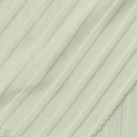 Viscose Polyester Stretch Rib Knit Fabric, 240 gsm, 150 cm — Beige