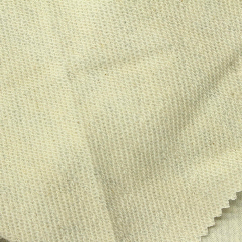 Light Yellow Marl French Terry, Cotton, 260 gsm