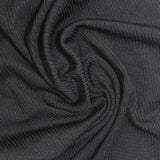 Polyester Stretch Rib Knit Fabric, 300 gsm, 130 cm — Grey — photo 1
