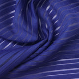 Purple Horizontal-Stripe Knit, Polyester, 170 gsm — photo 1
