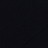 Polyester Viscose Stretch Rib Knit Fabric, 215 gsm — Navy — photo 1