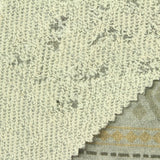 Burgundy Stripe French Terry, Poly-Cotton — photo 1