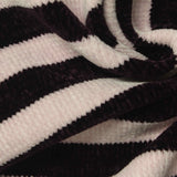 Black Stripes Chenille, Polyester, 350 gsm — photo 1