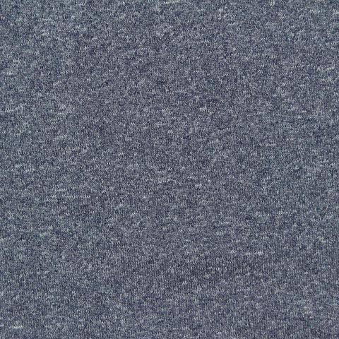 Blue Marl Jersey Knit, Polyester, 163 gsm