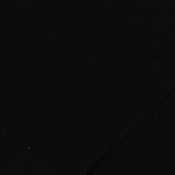 Polyester Cotton Stretch Rib Knit Fabric, 260 gsm, 120 cm — Black — photo 1