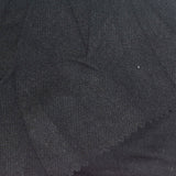 Polyester Stretch French Terry Fabric, 290 gsm, 190 cm — Black — photo 1