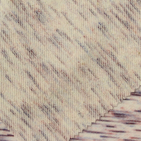 Cream Marl French Terry, Polyester