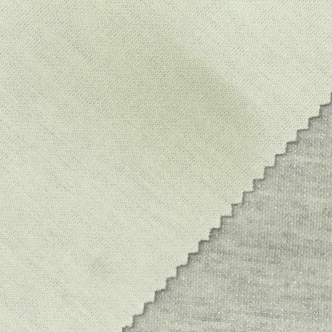 Light Grey Heathered-Marl Interlock Knit, Poly-Viscose