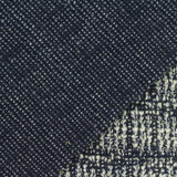 Navy Vertical-Leaf Bouclé, Cotton-Poly — photo 1