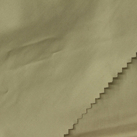 100% Cotton Poplin Fabric, 160 gsm, 155 cm — Khaki