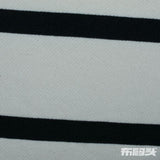 Black Horizontal-Stripe French Terry — photo 1