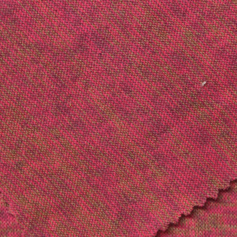 Pink Marl Chunky Knit, Poly-Cotton, 235 gsm