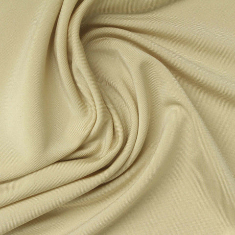 Acetate Stretch Jersey Knit Fabric, 210 gsm, 160 cm — Khaki