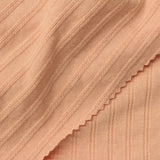 Jacquard Polyester Viscose Stretch Rib Knit Fabric, 220 gsm, 173 cm — Beige — photo 1