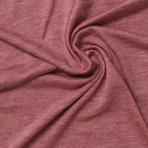 Red Marl Jersey Knit, 159 gsm