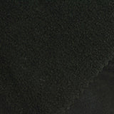 Polyester Cotton Fleece Fabric, 360 gsm, 165 cm — Black — photo 1