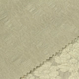 Cream Floral Interlock Knit, Cotton-Poly — photo 1