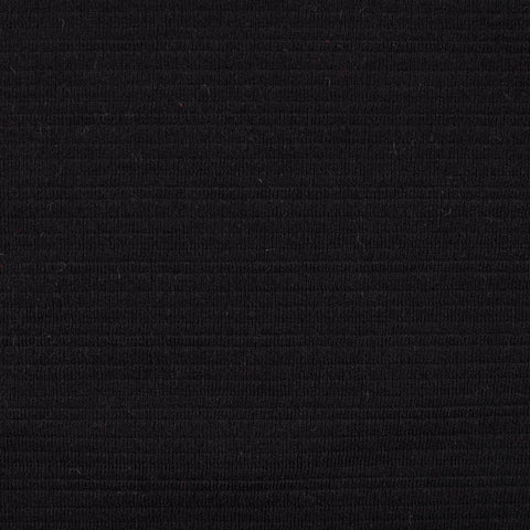 Polyester Stretch Knit Fabric, 340 gsm, 155 cm — Black, ref EF-10759