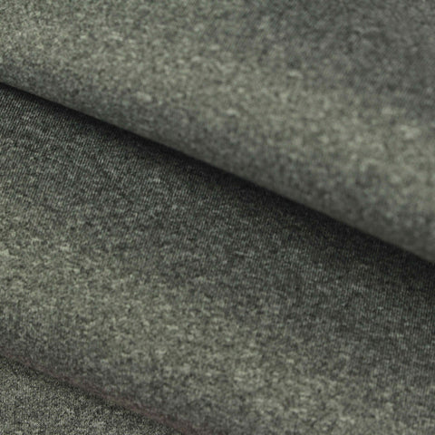 Charcoal Heather Rib Knit, Viscose