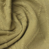 Khaki Diamond Rib Knit, Polyester — photo 1