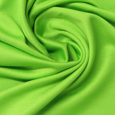 Polyester Stretch Milk Silk Knit Fabric, 210 gsm, 167 cm — Green