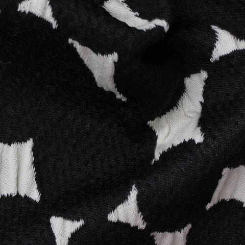 White Stripes Jacquard, Poly-Cotton, 183 gsm