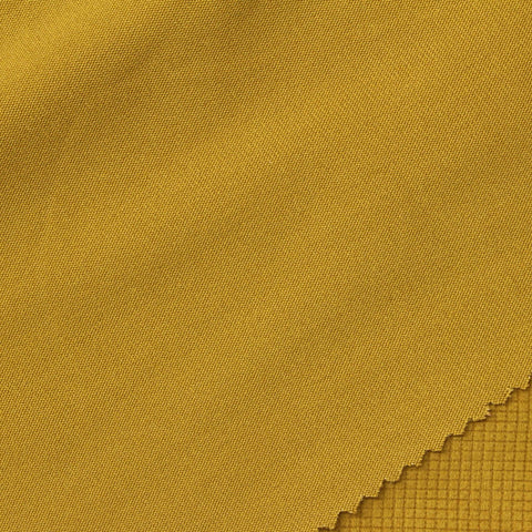 Yellow Grid Warp Knit, Polyester