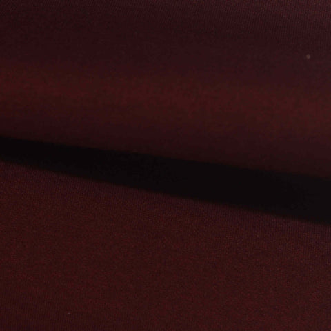Dark Burgundy Scuba Knit, Poly-Viscose