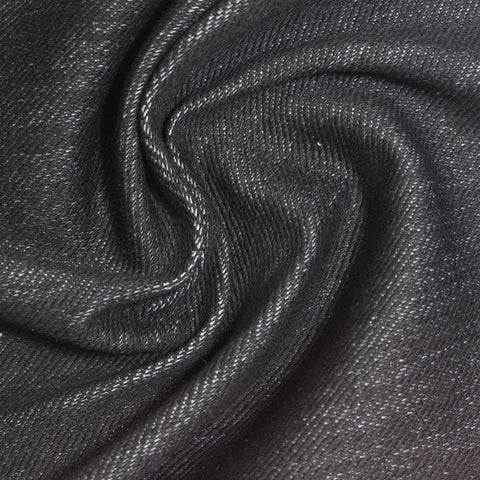 Dark Grey Marl Denim, Cotton-Poly, 300 gsm