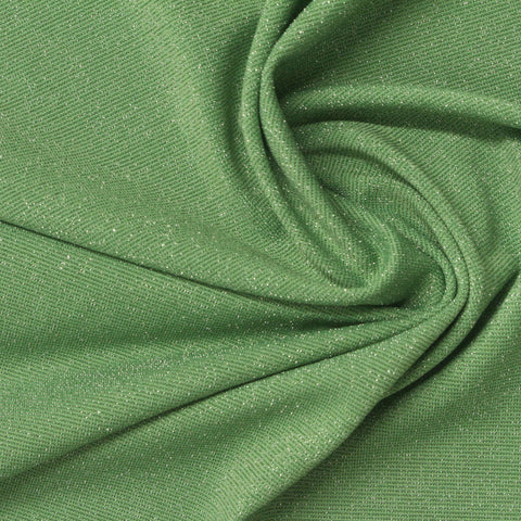 Green Marl Jersey Knit, Nylon