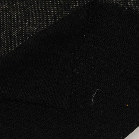 Black Marl Jersey Knit, Polyester, 154 gsm