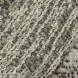 Jacquard Polyester Stretch Chunky Knit Fabric, 203 gsm, 170 cm — Grey — photo 1
