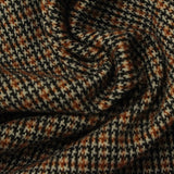 Black Houndstooth Jacquard, Polyester, 190 gsm, 165 cm — photo 1
