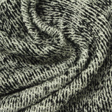 Black Marl Chunky Knit, Viscose-Poly, 270 gsm — photo 1