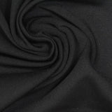Polyester Stretch Sateen Fabric, 240 gsm, 155 cm — Black — photo 1