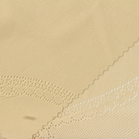 Beige Geometric-Dot Lace, Nylon-Spandex