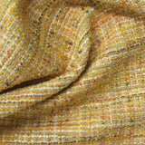 Yellow Check Bouclé, Polyester — photo 1