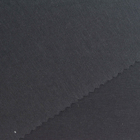 Cotton Polyester Stretch Scuba Knit Fabric, 350 gsm, 185 cm — Grey