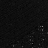 Black Marl Rib Knit, Cotton-Poly, 250 gsm — photo 1